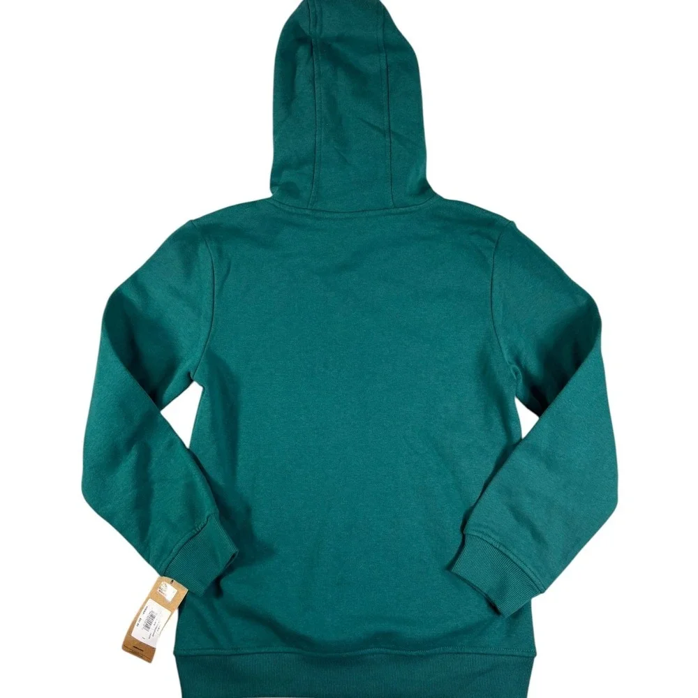 Umbro Hoodie Youth Large Green Graphic Print Logo Kangaroo Pockets Outdoors